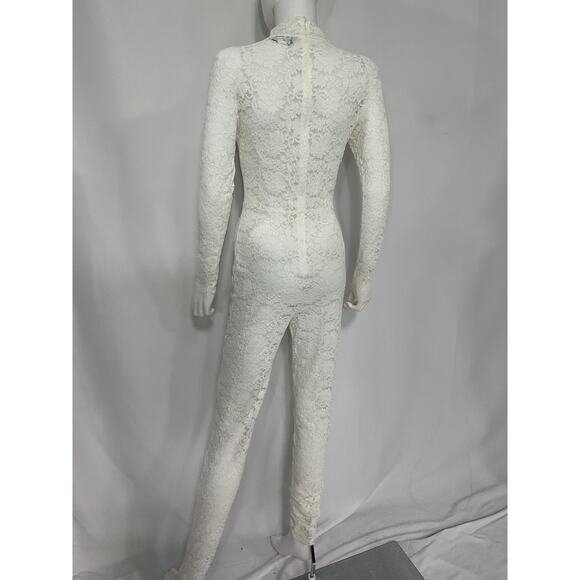 Kim Shui White Lace Jumpsuit - Picture 3 of 5